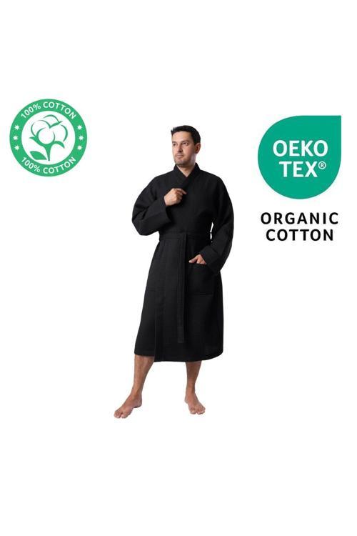 Şalyaka Pike Bornoz , Sabahlık Bornoz , Waffle Pike Bornoz ,Unisex Pike Bornoz,Hamam Sauna Bornoz