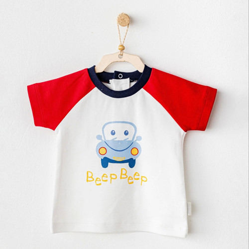 Ac25976 Casual Bebek Tişört White