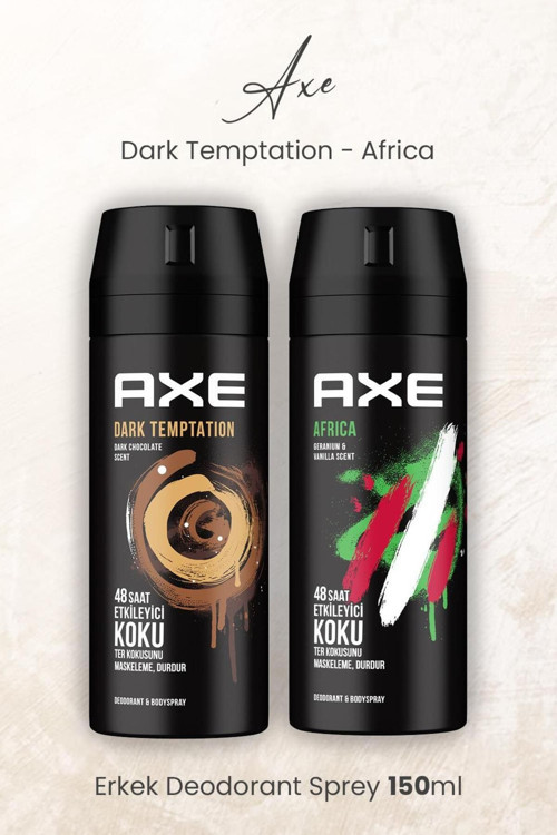 Erkek Deodorant Sprey Dark Temptation Ve Africa 150 Ml