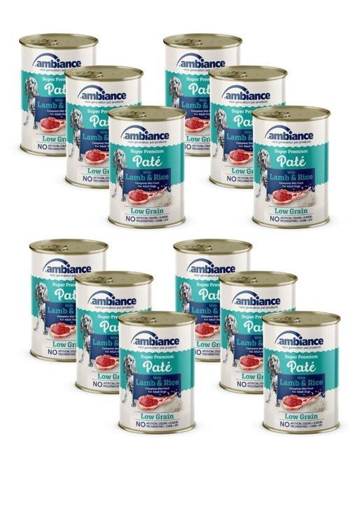 Ambıance Yetıskın Köpek Konserve Kuzu Etlı Ezme 12'Li 400Gr