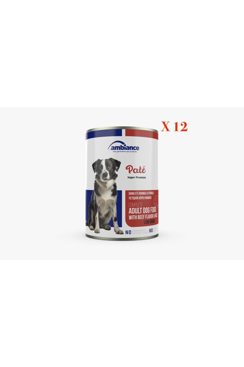 Yetıskın Köpek Konserve Dana Etlı Ezme 415 Gr // 12 Adet Konserve (Köpek Maması)