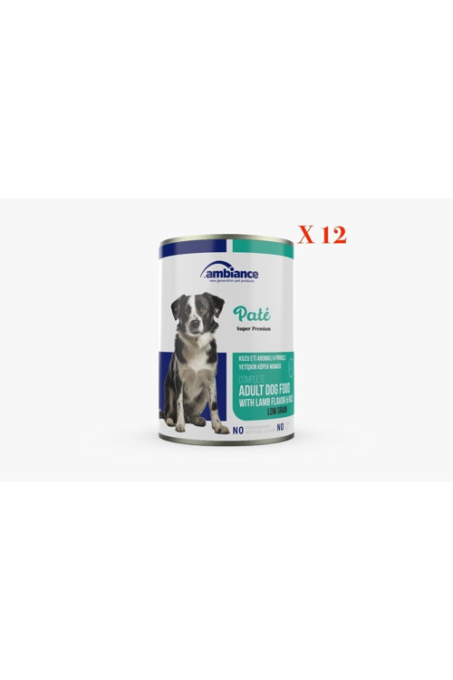 Yetıskın Köpek Konserve Kuzu Etlı Ezme 12'Li 415 Gr