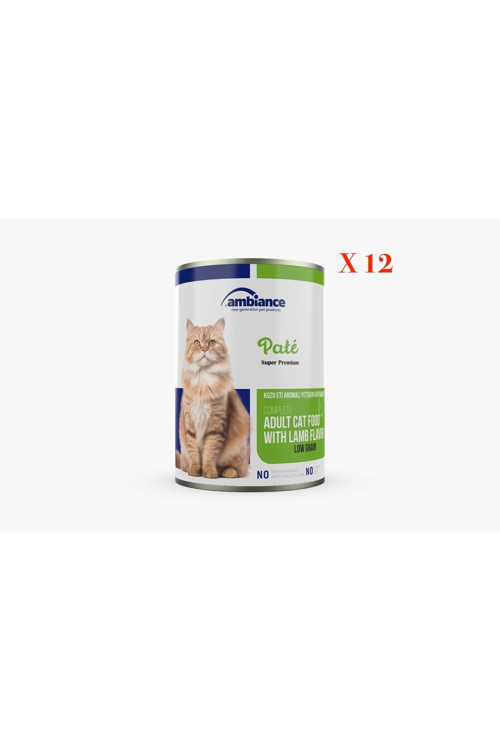 Yetıskın Kedı Konserve Kuzu Etlı Ezme 12'Li 415 Gr