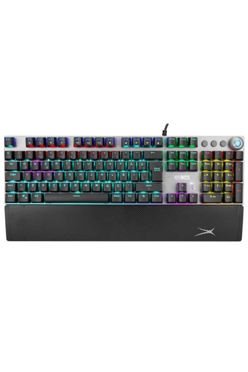 Lansing Algk8614 Siyah/Gümüş Blue Swıtch Rainbow Mekanik Gaming Oyuncu Klavye