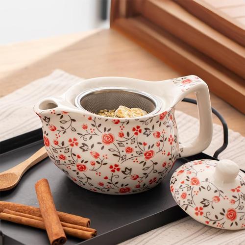 Kosova Dem-132-3 Isıya Dayanıklı Porselen Demlik 400 Ml 