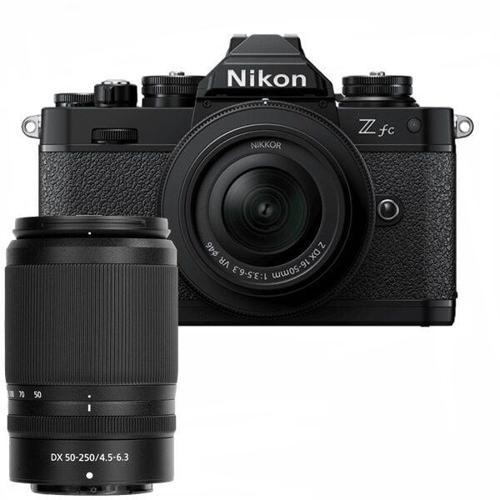 Z fc 16-50mm + 50-250mm Lens VR Çift Lensli Set (Siyah)