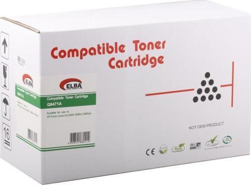 Muadil Hp Q6471A Mavi Muadil Toner 3800-3600-3505