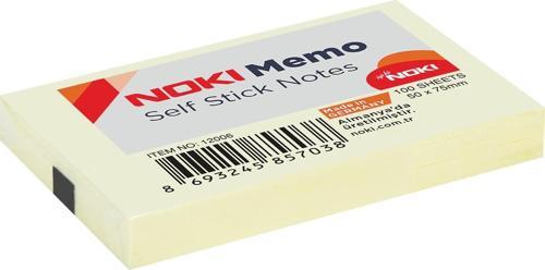 Yapışkanlı Not Kağıdı Memo 100 Yaprak 51X75Mm Sarı 12006 (12 Li Paket)