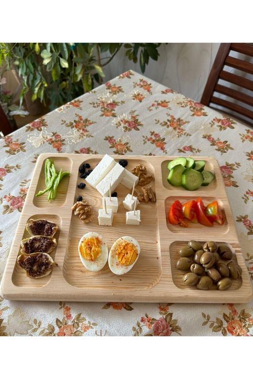 Doğal Ahşap Peynir Sunum Tabağı , Kahvaltı Tabağı , Kahvaltı Tepsisi