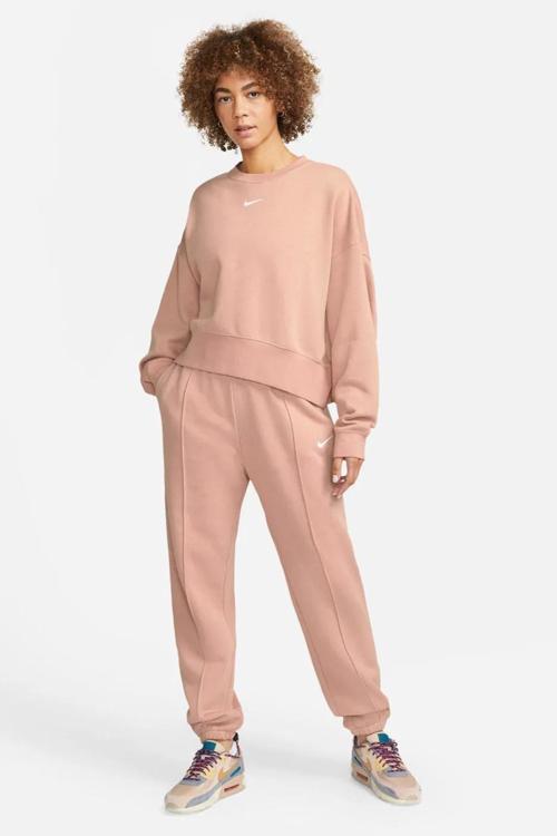 Sportswear Loose Fit Pant Bol ve Uzun Kesim Somon Eşofman Altı