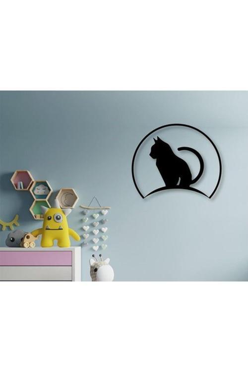 Kedi Silueti Duvar Dekoru – Şık Ve Modern Tasarım