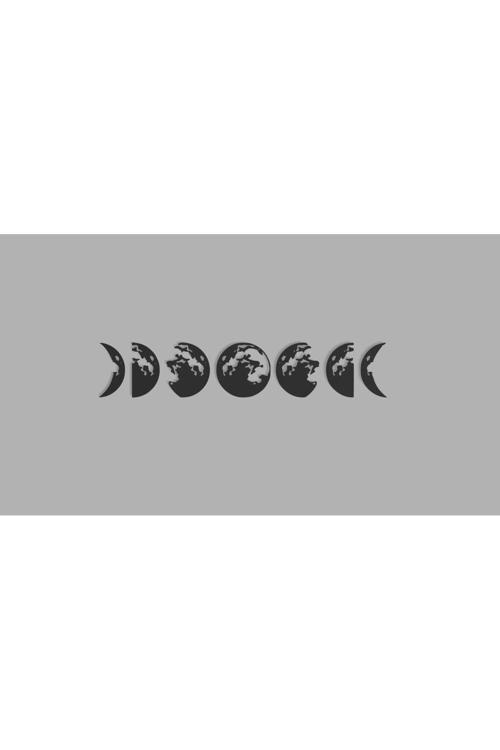 7 Parçalı Ay Evreleri Duvar Dekoru – Modern Ve Doğal Atmosfer
