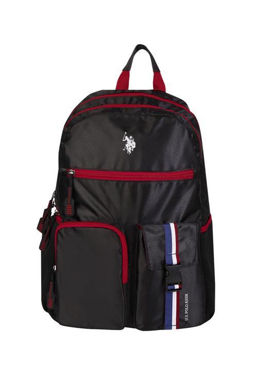 US Polo Assn 24040 UNİSEX OKUL SIRT ÇANTASI LAPTOP ÇANTASI SİYAH