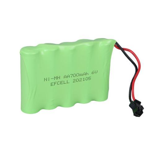 EF-60700S 6 Volt 700 mAh Ni-Mh Şarj Edilebilir AA 5'li Grup Oyuncak Pili (202105)
