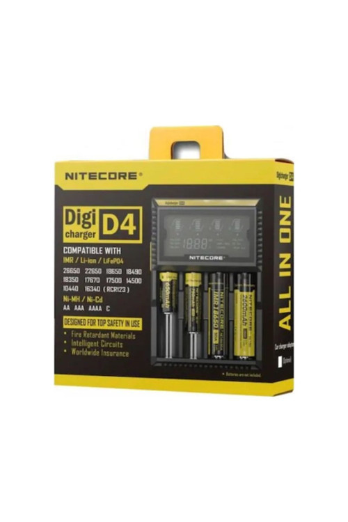 Nitecore D4 Kablolu Pil Şarj Cihazı