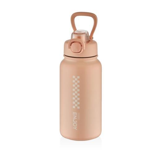 Chees Çelik Termos Matara 900Ml Pembe