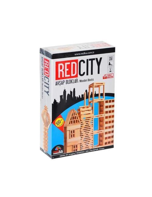 Redcity Ahşap Bloklar 100 Parça