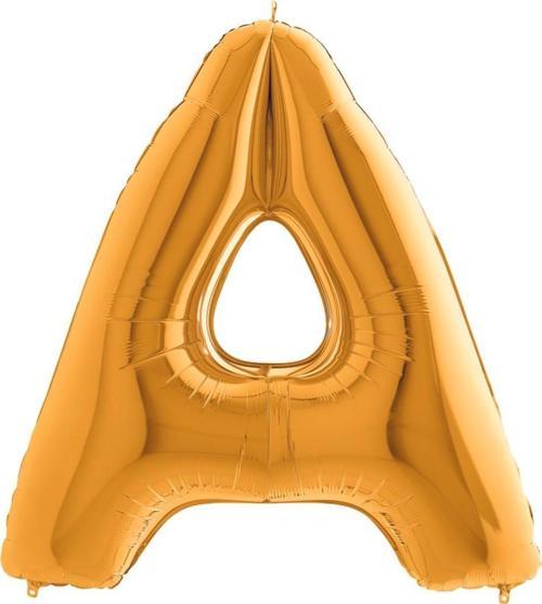 Folyo Balon 100 Cm Harf Şişirilmemiş Altın (A Harfi) 02125