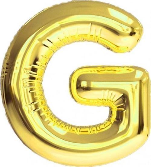 Folyo Balon 100 Cm Harf Şişirilmemiş Altın (G Harfi) 02131