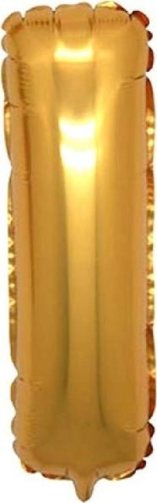 Folyo Balon 100 Cm Harf Şişirilmemiş Altın (İ Harfi) 02133
