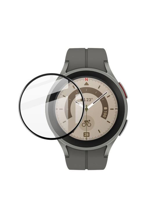 Samsung Galaxy Watch 5 Pro 45MM Ekran Koruyucu 3D Kavisli Full Kaplama Pmma