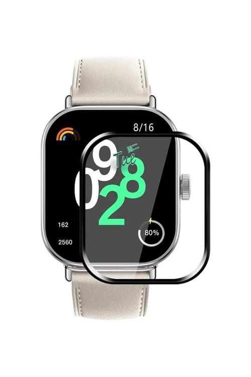 Xiaomi Redmi Watch 4 Ekran Koruyucu 3D Kavisli Full Kaplama Pmma