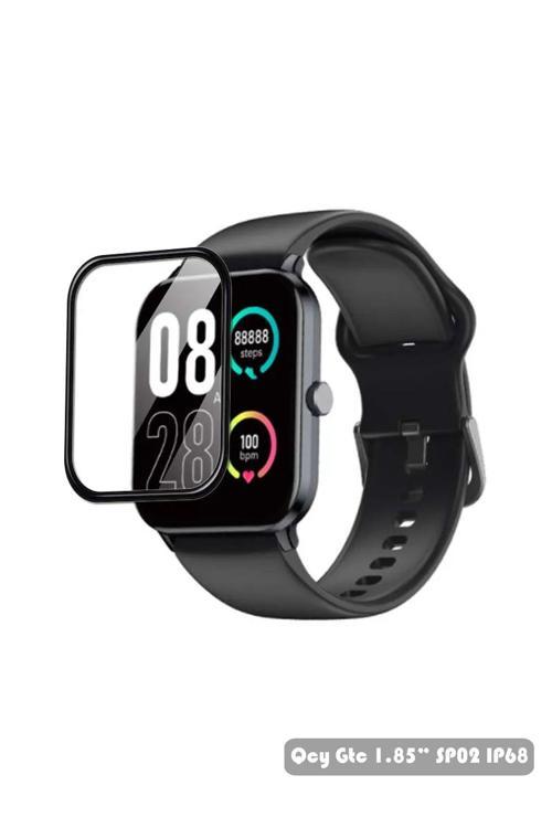 Qcy Gtc 1.85" SP02 IP68 Ekran Koruyucu 3D Kavisli Full Kaplama Pmma Uyumlu