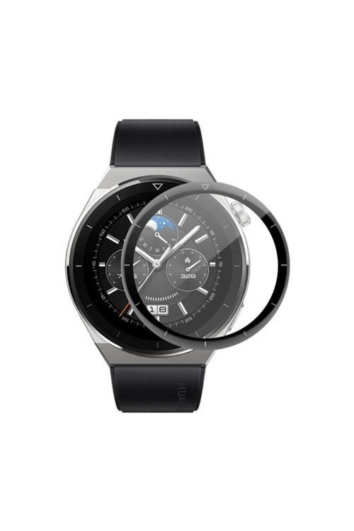 Huawei Watch Gt3 Pro 46mm Ekran Koruyucu 3d Kavisli Full Kaplama Pmma