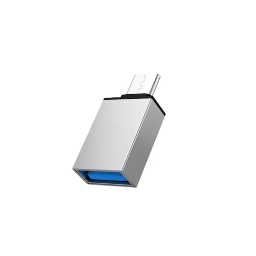 Type C to USB 3.0 OTG Çevirici Veri Aktarım Macbook USB Flash Dönüştürücü Adaptör Gümüş