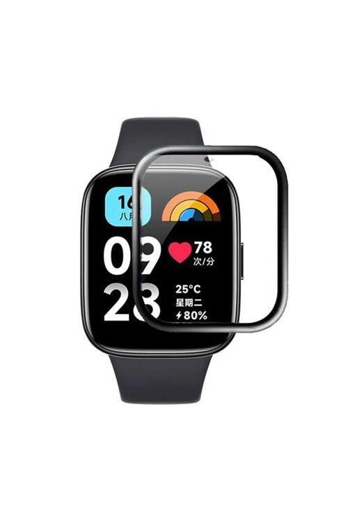 Xiaomi Redmi Watch 3 Ekran Koruyucu 3D Kavisli Full Kaplama Pmma