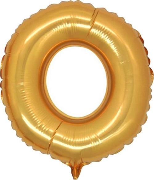 Folyo Balon 100 Cm Harf Şişirilmemiş Altın (O Harfi) 02138