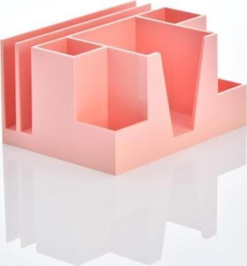 Masa Seti Kalemlik Organizer Pastel Pembe KLM 207