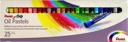 Pastel Boya Yağlı Karton Kutu 25 Renk Phn-25