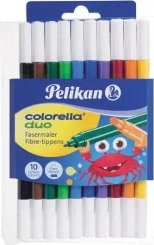 Keçeli Kalem Colorella Çift Uçlu 10 Renk 973172