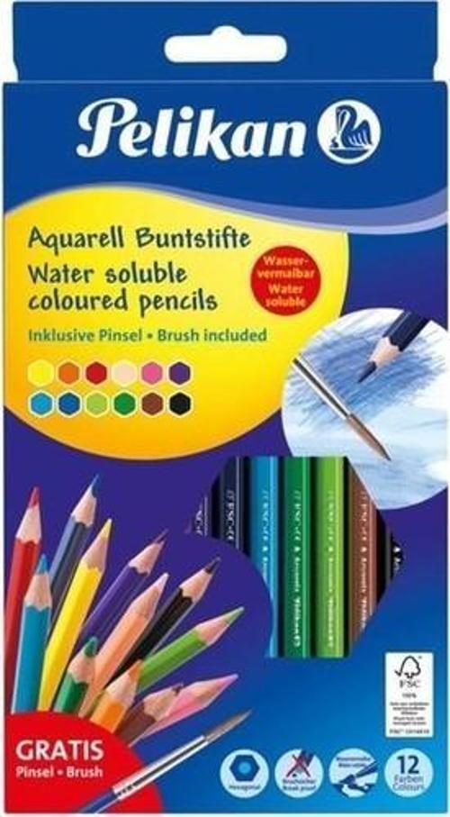 Kuru Boya Kalemi Aquarell 12 Renk 700672