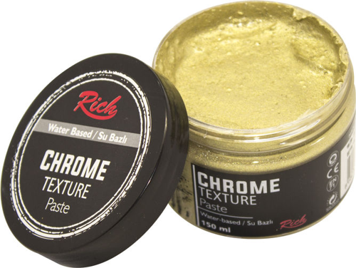 Chrome Texture Paste Beyaz Altın 9202