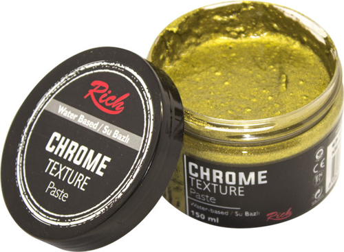 Chrome Texture Paste Püre Gold 9208