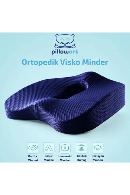 Ortopedik Oturma Simidi Koltuk Minderi Visko Kuyruk Sokumu Yastığı