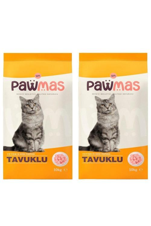 Tavuklu Yetişkin Kedi Maması 10 Kg x 2 Adet
