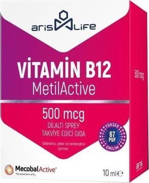Vitamin B12 Metilkobalamin 500 mcg Sprey