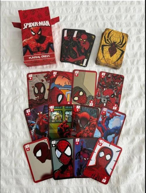 Spiderman İskambil Kağıdı Oyun Poker Kartı 54 Adet Örümcek Adam