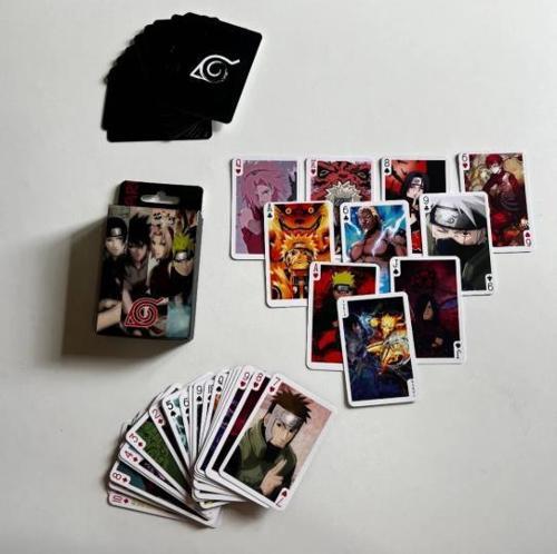 İskambil Kağıdı AnimeNaruto Poker Oyun Kartı 54 Adet  