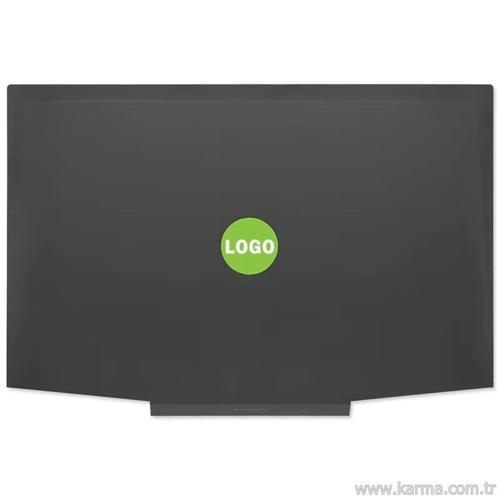 Hp Pavilion Gaming 15-CX000, 15-cx100 Serisi TPN-C133 Notebook Cover, Ekran Arka Kapak (Yeşil Logo)