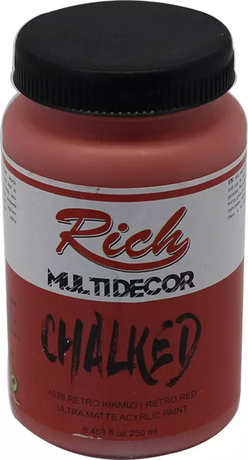 Multi Decor Chalked Akrilik Boya 250Cc Retro Kırmızı MDC-250-4528