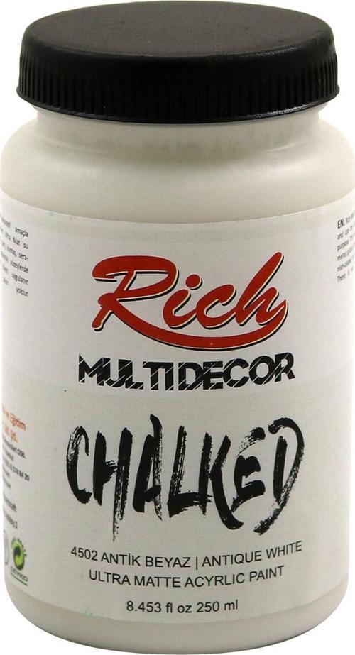 Multi Decor Chalked Ultra Mat Akrilik Boya 250 Cc Antik Beyaz 4502