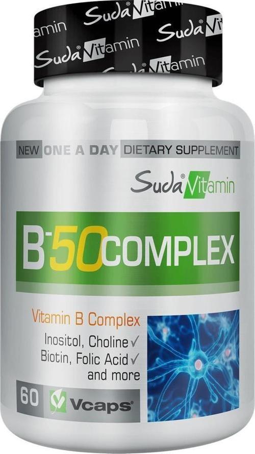 Vitamins B-50 Complex 60 Vegi Kapsül