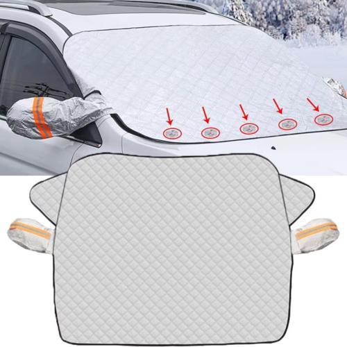 145x115 CM Tüm Araçlara Uyumlu Ön Cam Isı Önleyici Güneşlik, Su, Rüzgar, Çamur Geçirmez Ön Cam Brandası