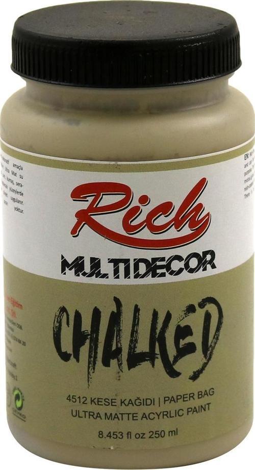 Multi Decor Chalked Ultra Mat Akrilik Boya 250 Cc Kese Kağıdı 4512