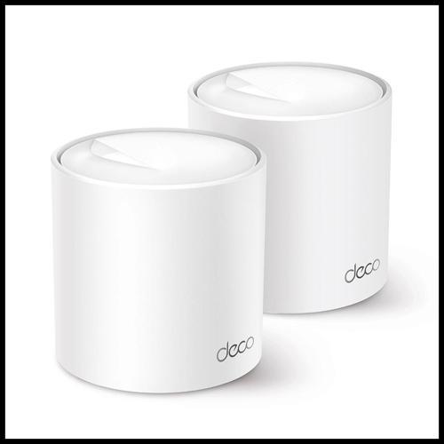 Tp-lınk Deco-x50, Ax3000, İkili Mesh, 574-2402mbps Dual Band, Wifi6, 3port Gigabit Lan, 420m2 Kapsam