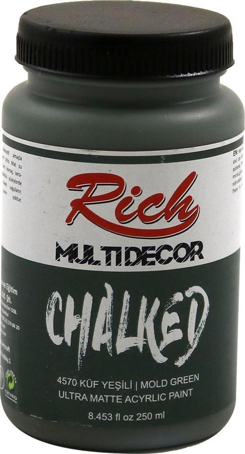 Multi Decor Chalked Ultra Mat Akrilik Boya 250 Cc Küf Yeşili 4570